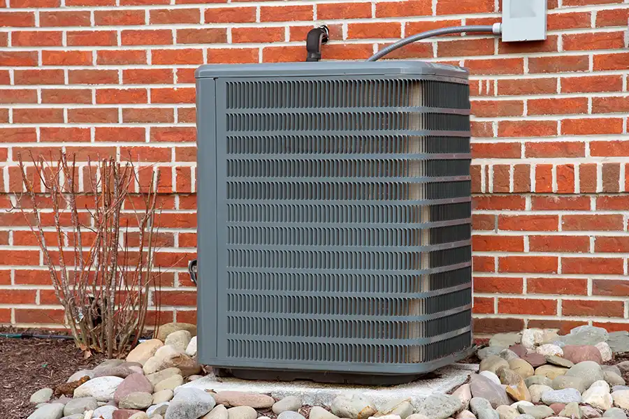Tarter Brothers Mechanical Inc. - A residential Central HVAC System condenser unit in Mason County Illinois.